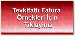 tevkifatl fatura rnekleri iin tklaynz